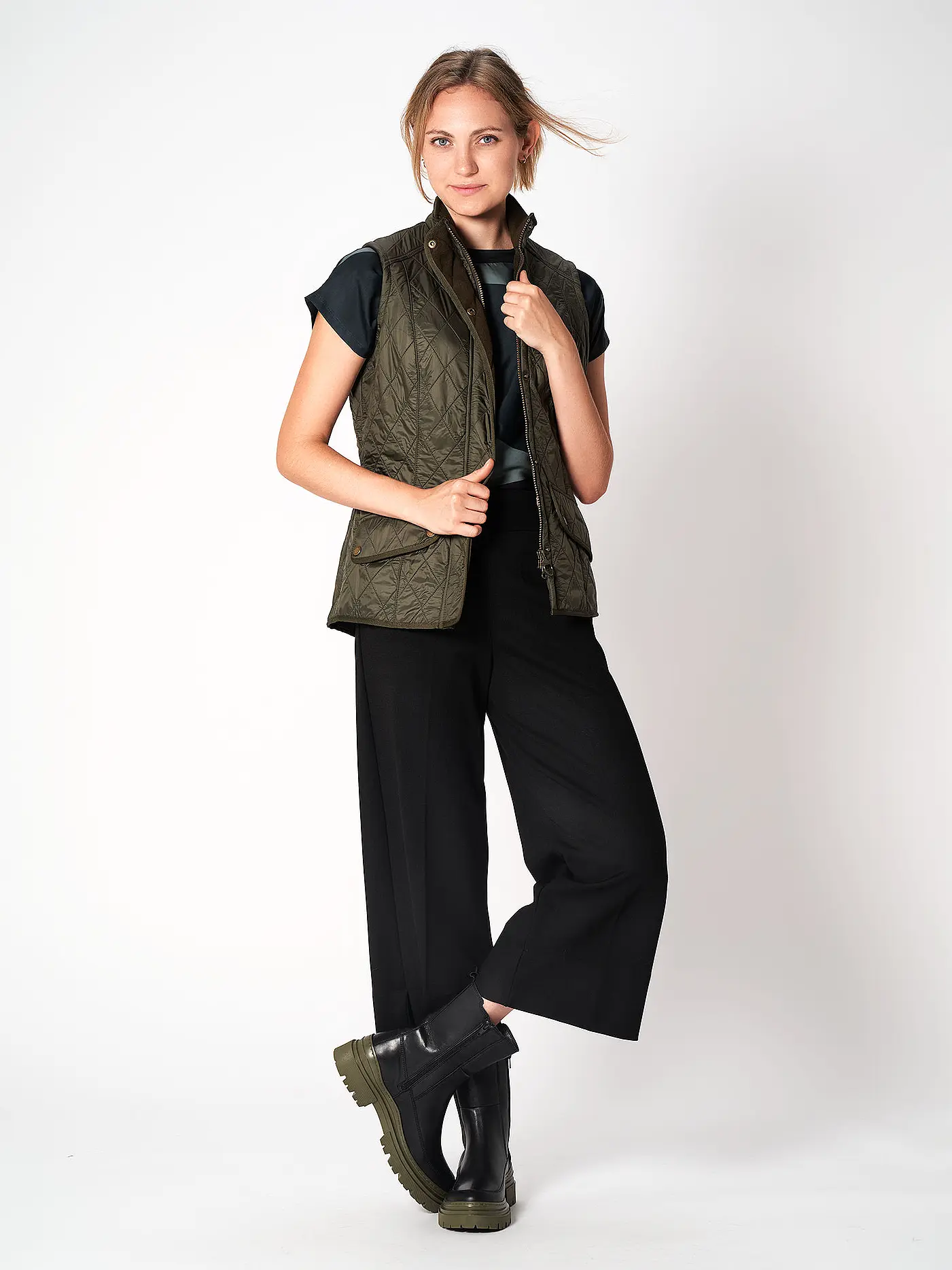 BARBOUR | Steppgilet CAVALRY | olive
